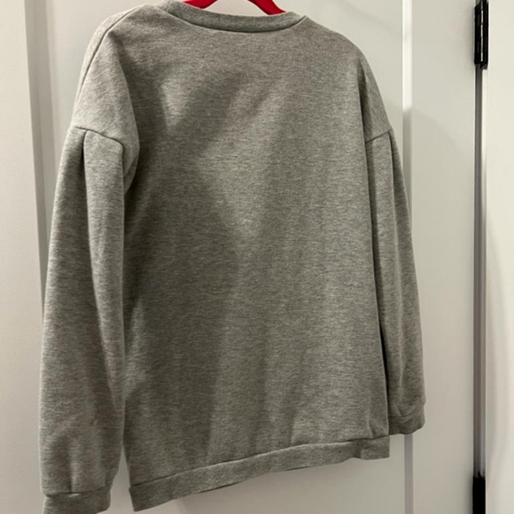 Lovely deux par deux girl's sweatshirt with crossbody bag detail size 14 - Picture 3 of 10